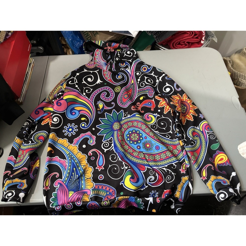 John Hancock Paisley Multicolored‎ 3XL Hoodie